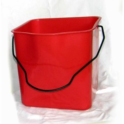 Κουβάς κόκκινος 25lt για καρότσι καθαρισμού. Κουβάδες