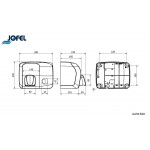 ΣΤΕΓΝΩΤΗΡΑΣ JOFEL AA91500 INOX MAT 2000W BUTTON Στεγνωτήρες χεριών
