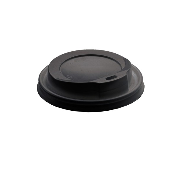 Καπάκι 90mm μαύρη πιπίλα ποτηριού 12-16oz | 100 τεμάχια Καπάκια ποτηριών