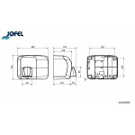 ΣΤΕΓΝΩΤΗΡΑΣ JOFEL AA94000 ΛΕΥΚΟΣ 2000W SENSOR Στεγνωτήρες χεριών