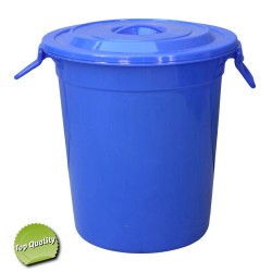 Κάδος πλαστικός στρογγυλός 150lt με καπάκι και χερούλια Κάδοι απορ/των πλαστικοί