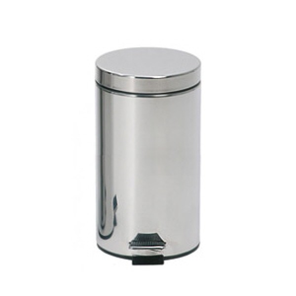 Κάδος γυαλιστέρου ΙΝΟΧ 20lt με πεντάλ Κάδοι απορ/των μεταλλικοί Κάδος γυαλιστέρου ΙΝΟΧ 20lt με πεντάλ Κάδοι απορ/των μεταλλικοί