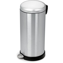 Κάδος 12lt | Ανοξείδωτος με πεντάλ Κάδοι απορ/των μεταλλικοί