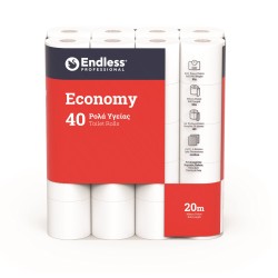 ΧΑΡΤΙ ΥΓΕΙΑΣ 40αρι GOFRE ECONOMY ENDLESS Χαρτιά υγείας