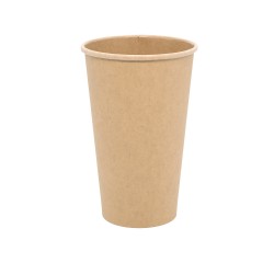 Ποτήρι χάρτινο 16oz craft 50τ Ποτήρια χάρτινα
