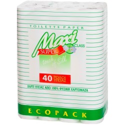 Χαρτί υγείας maxi 125gr*40 ρολά Χαρτιά υγείας