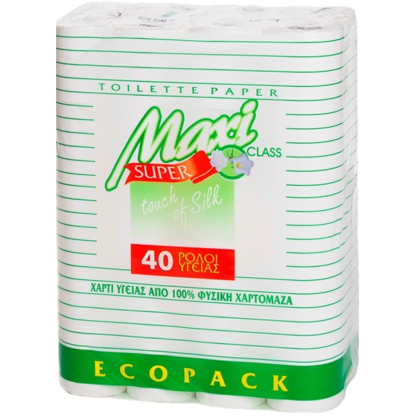 Χαρτί υγείας maxi 125gr*40 ρολά Χαρτιά υγείας Χαρτί υγείας maxi 125gr*40 ρολά Χαρτιά υγείας