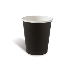Ποτήρι χάρτινο ΜΑΥΡΟ 4oz 50τ Ποτήρια χάρτινα
