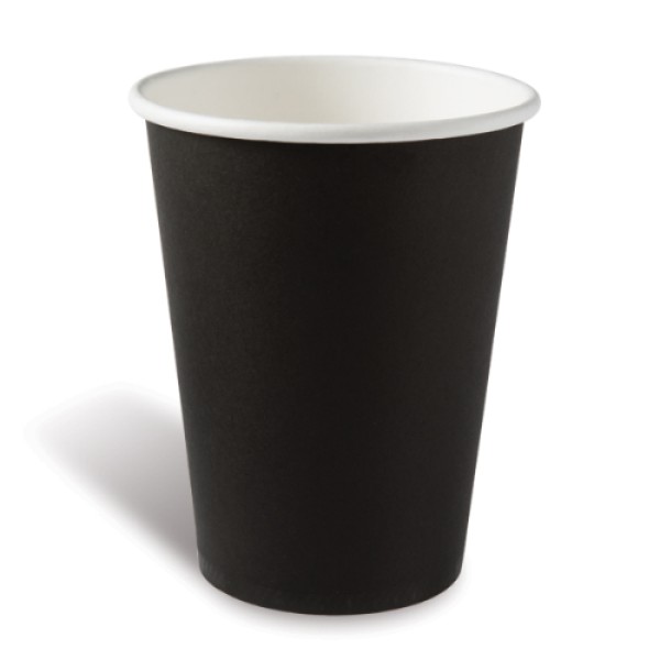 Ποτήρι χάρτινο μαύρο 14oz 50τ Ποτήρια χάρτινα