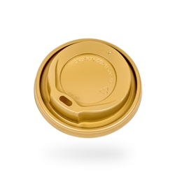 Καπάκι 80mm χρυσή πιπίλα ποτηριού 8oz | 100 τεμάχια Καπάκια ποτηριών
