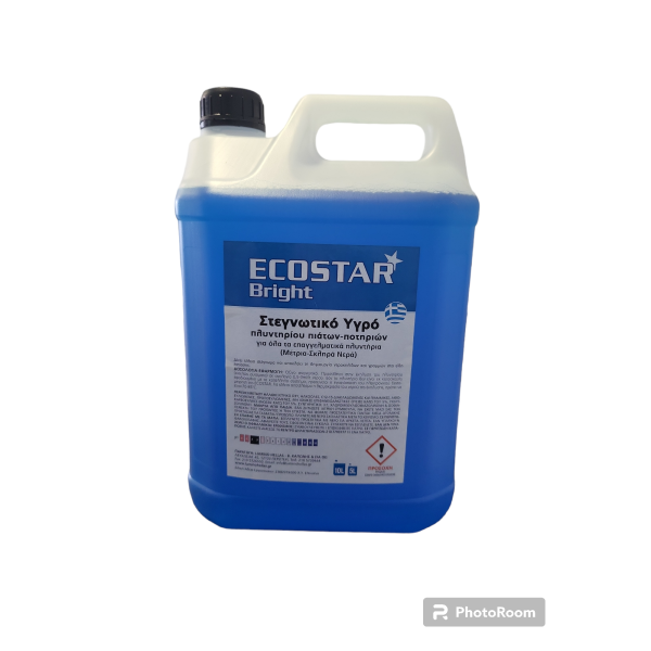 ECOSTAR BRITE Υγρο στεγνωτικό λαμπρυντικό πλυντηρίου πίατων και ποτηριών 5lt Υγρά πλυντηρίου πιάτων