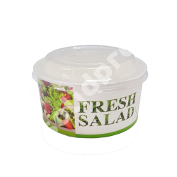 Χάρτινο Μπολ FRESH SALAD 750cc με καπάκι 100τ Προσφορές