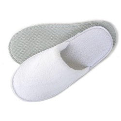 Πετσετέ πολυτελείας coral fleece sponge 6mm κλειστές με σόλα 6mm  Παντόφλες