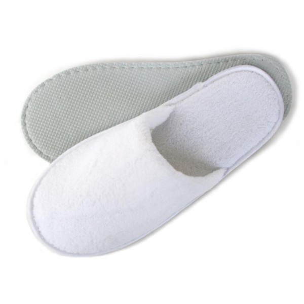 Πετσετέ πολυτελείας coral fleece sponge 6mm κλειστές με σόλα 6mm  Παντόφλες