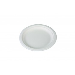 ΠΙΑΤΟ ΣΤΡΟΓΓ. 17cm ΛΕΥΚΟ SUGARCANE 50Τ Σκεύη βιοδιασπώμενα