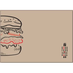 ΣΟΥΠΛΑ ECO KRAFT BURGER 28*41 2000τ Σουπλά