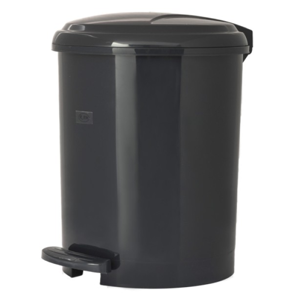 Πλαστικός κάδος με πεντάλ της RAM 10lt (μαύρο, καφέ, σιελ) Κάδοι απορ/των πλαστικοί