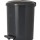 Πλαστικός κάδος με πεντάλ της RAM 10lt (μαύρο, καφέ, σιελ)
