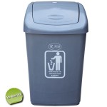 Πλαστικός κάδος της RAM με παλλόμενο καπάκι. 40lt Κάδοι απορ/των πλαστικοί
