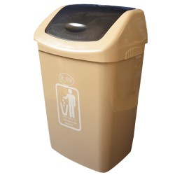 Πλαστικός κάδος της RAM με παλλόμενο καπάκι. 40lt Κάδοι απορ/των πλαστικοί