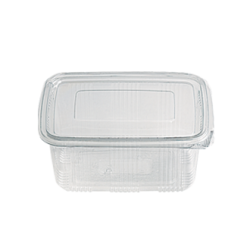 Σκεύος PET Διάφανο Ορθογώνιο 1000cc  100t Σκεύη PET  (για κρύα τρόφιμα)