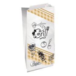 Σακούλα Βεζιτάλ Σχέδιο Grill 1kg Χαρτοσακούλες τροφίμων