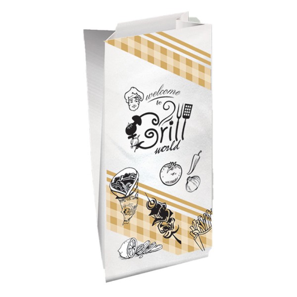 Σακούλα Βεζιτάλ Σχέδιο Grill 1kg Χαρτοσακούλες τροφίμων