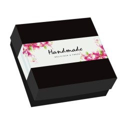 Κουτί ζαχαροπλαστικής μεταλιζέ Τ1 Handmade Κουτιά ζαχαροπλαστικής