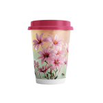 Ποτήρι 14oz διπλότοιχο pink 25τ Ποτήρια χάρτινα