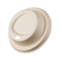 Καπάκια πιπίλας 12 - 16oz  από ζαχαροκάλαμο 50τμχ Καπάκια ποτηριών