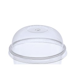 Καπάκι πομπέ 90mm για χάρτινο ποτήρι 12-16oz με άνοιγμα 8mm για το καλαμάκι Καπάκια ποτηριών