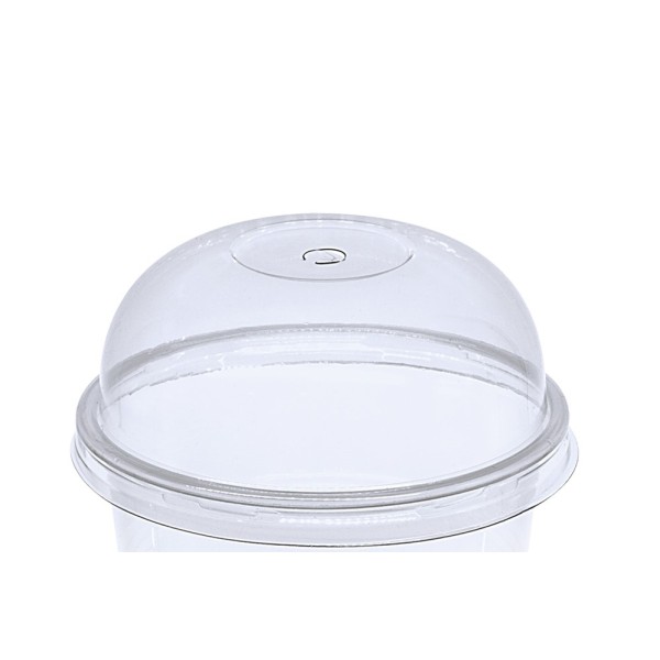 Καπάκι πομπέ 90mm για χάρτινο ποτήρι 12-16oz με άνοιγμα 8mm για το καλαμάκι Καπάκια ποτηριών Καπάκι πομπέ 90mm για χάρτινο ποτήρι 12-16oz με άνοιγμα 8mm για το καλαμάκι Καπάκια ποτηριών