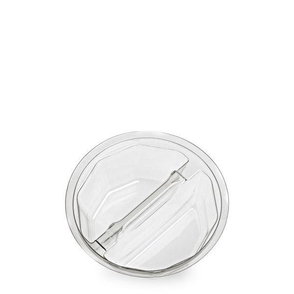 Ιnsert δοχείο διπλού διαχωρισμού PET ποτηριών 95mm | 50 τεμάχια Καπάκια ποτηριών Ιnsert δοχείο διπλού διαχωρισμού PET ποτηριών 95mm | 50 τεμάχια Καπάκια ποτηριών