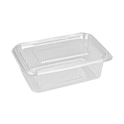 Σκεύοs PET με καπάκι μίαs χρήσηs 2000cc 100τ Σκεύη PET  (για κρύα τρόφιμα)