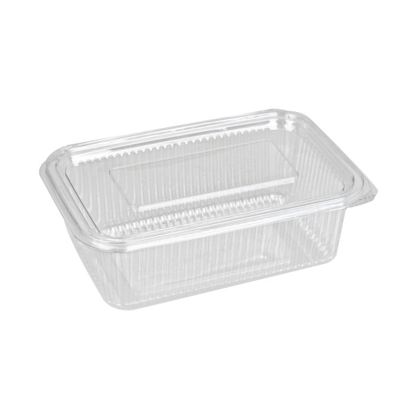 Σκεύοs PET με καπάκι μίαs χρήσηs 2000cc 100τ Σκεύη PET  (για κρύα τρόφιμα)