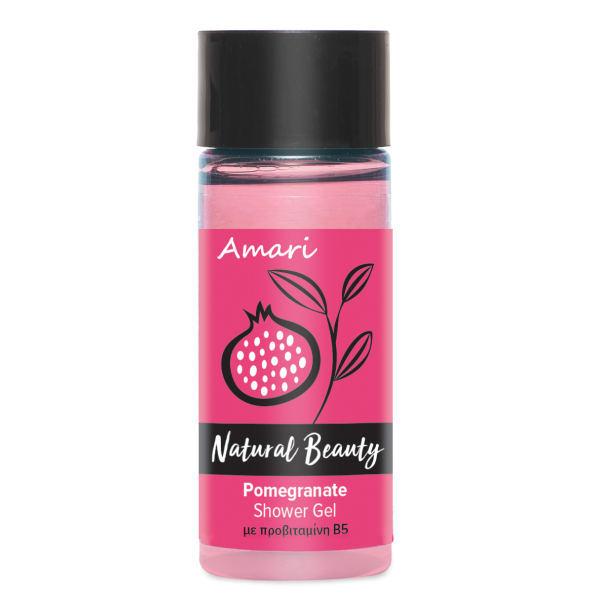 Shower gel 35ml natural beauty ρόδι 250τεμ Shower gel 35ml natural beauty ρόδι 250τεμ