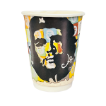 ΠΟΤΗΡΙ ΔΙΠΛΟΤΟΙΧΟ FACES 14oz 25τ Ποτήρια χάρτινα