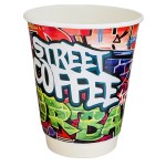 ΔΙΠΛΟΤΟΙΧΟ ΧΑΡΤΙΝΟ ΠΟΤΗΡΙ 14oz STREET COFFEE 25τμχ Ποτήρια χάρτινα