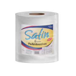 ΧΑΡΤΙ ΚΟΥΖΙΝΑΣ ΕΠΑΓΓΕΛΜΑΤΙΚΟ SATIN Α' ΛΕΥΚΟ 785gr * 6 ΡΟΛΑ Χαρτιά κουζίνας