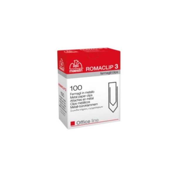 ΣΥΝΔΕΤΗΡΕΣ ROMACLIP No3/100ΤΕΜ Γραφική ύλη ΣΥΝΔΕΤΗΡΕΣ ROMACLIP No3/100ΤΕΜ Γραφική ύλη