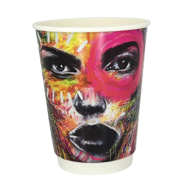 ΠΟΤΗΡΙ DW  COLORED BEAUTY 14oz 25τεμ Ποτήρια χάρτινα